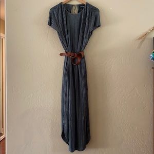 Anthropologie Emerald Green maxi dress